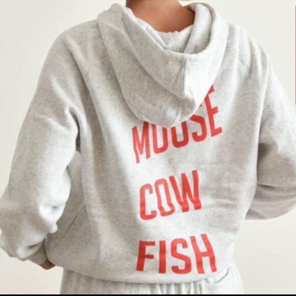 Moosecowfish Devon Hoodie Grey XL new‎ - Picture 1 of 5